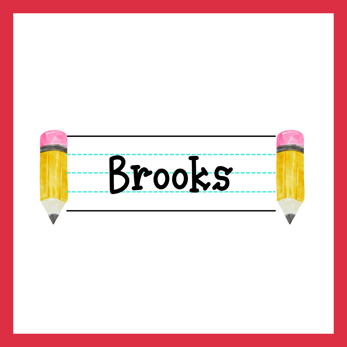 Cute Pencil Name, Boy