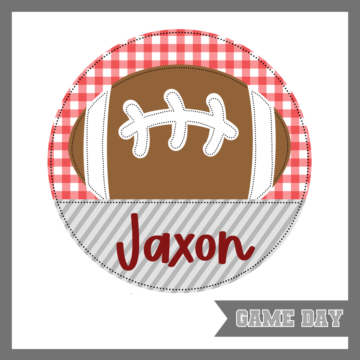 Alabama Football Stitch Design