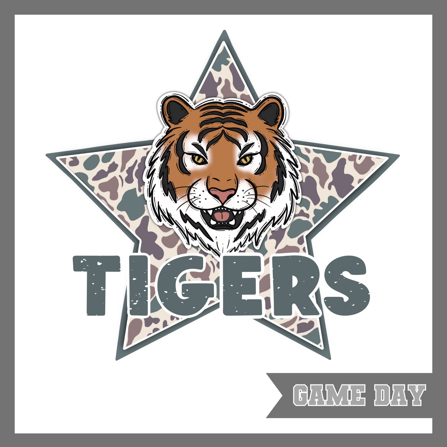 Camo Tigers, Adult