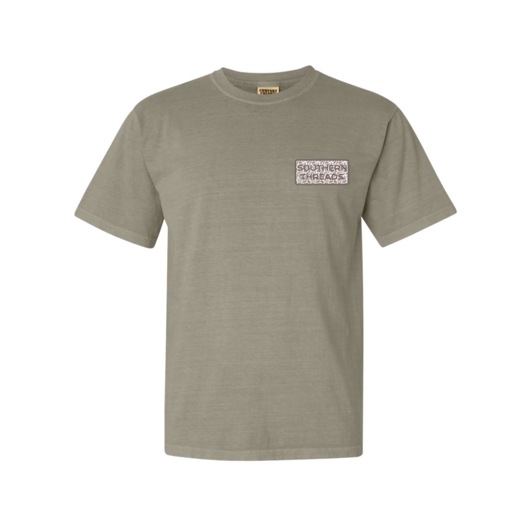 License Plate Tee, Sandstone