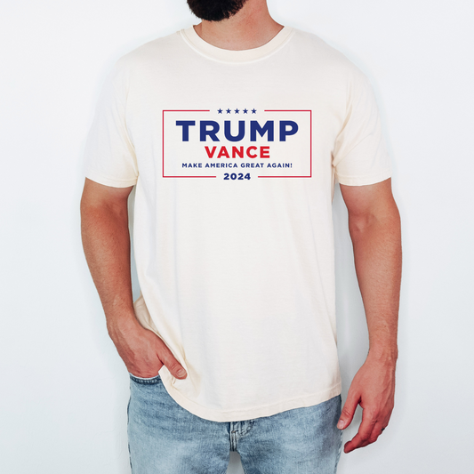 Trump Vance Tee, White