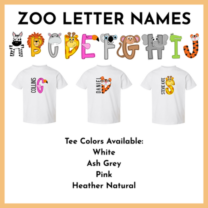 Custom Zoo Name Tees