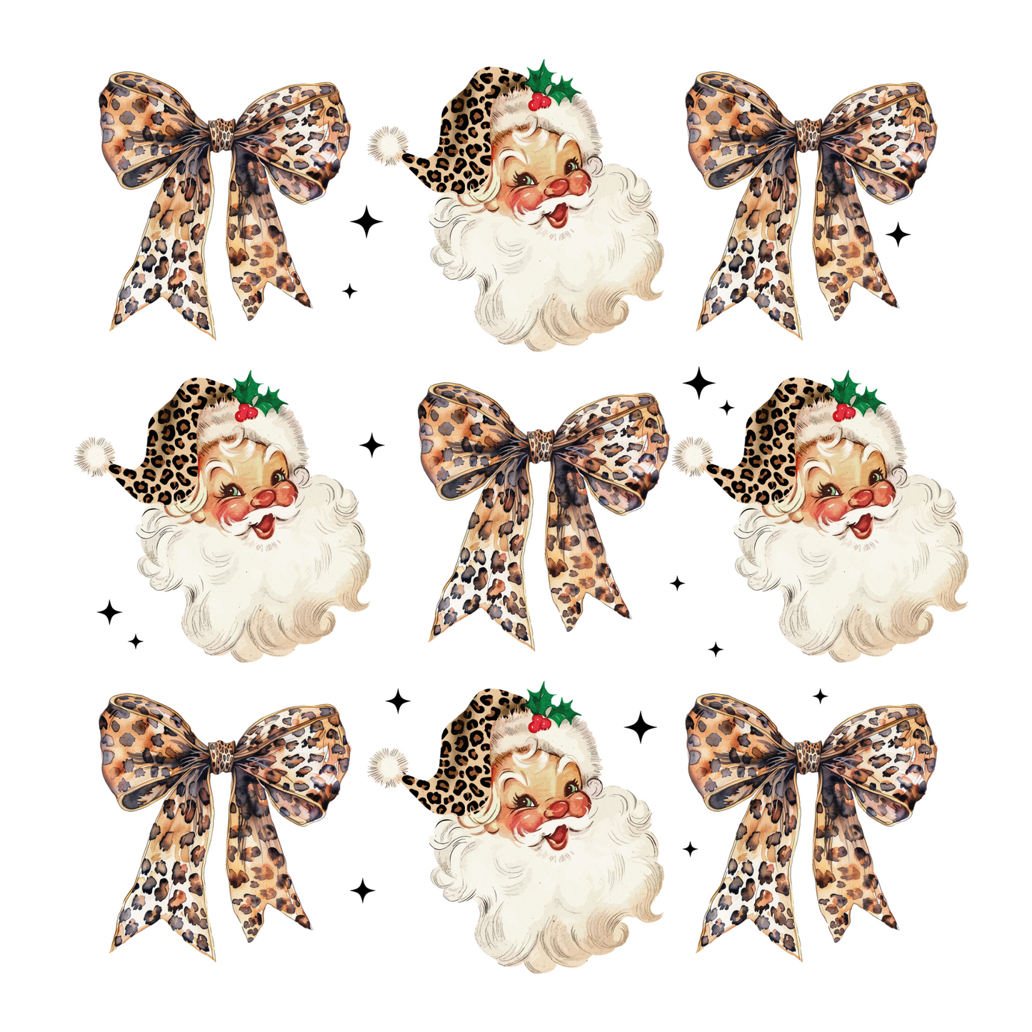 Leopard Santas