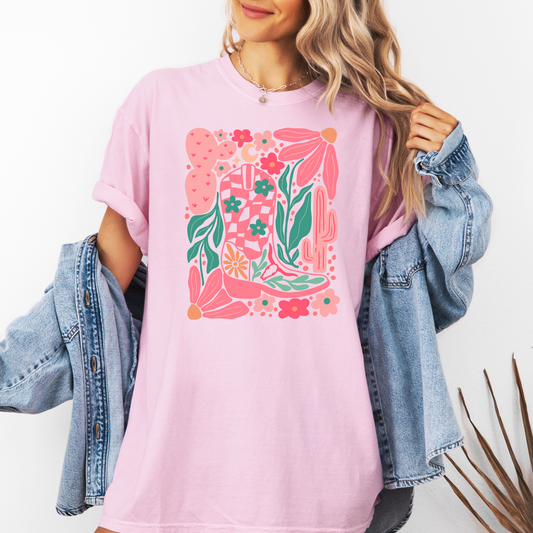 Western Abstract Tee