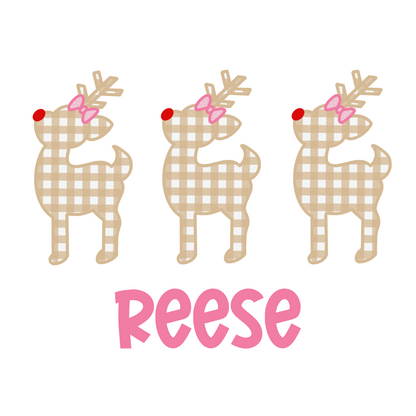 Plaid Reindeer