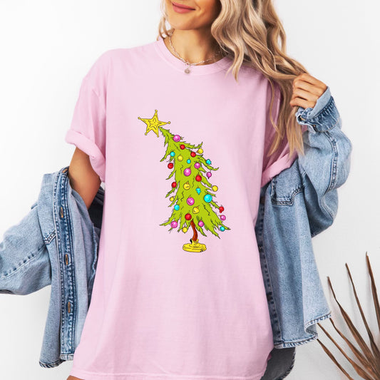 Whoville Tree Tee, Pink