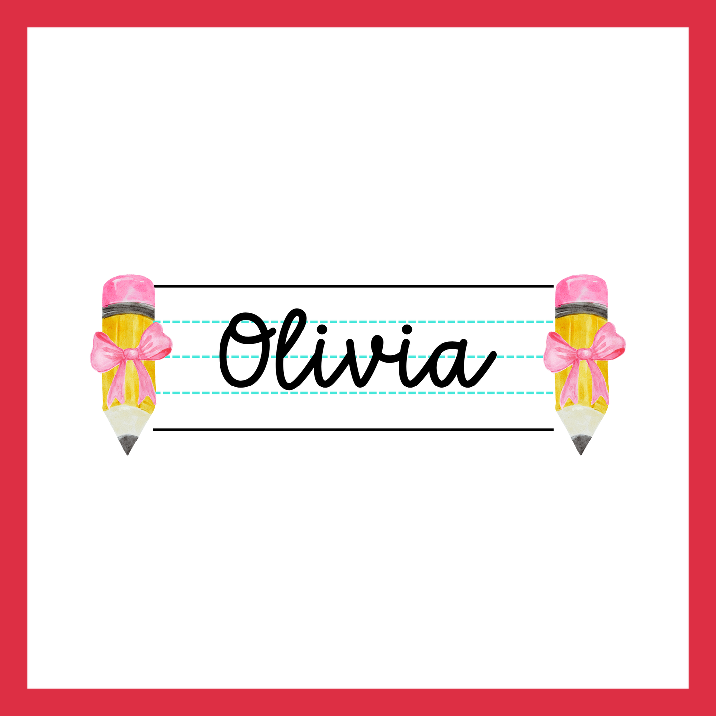 Cute Pencil Name, Girl