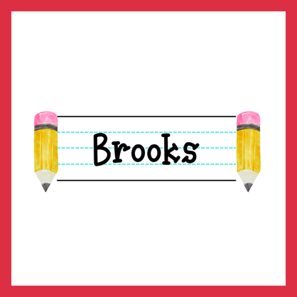 Cute Pencil Name, Boy