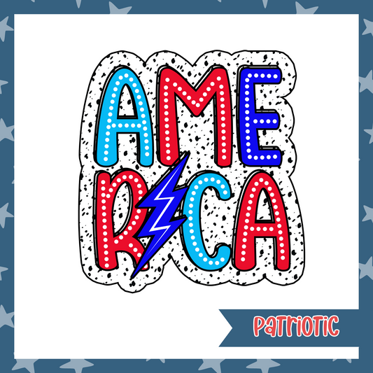 America Dalmatian Print