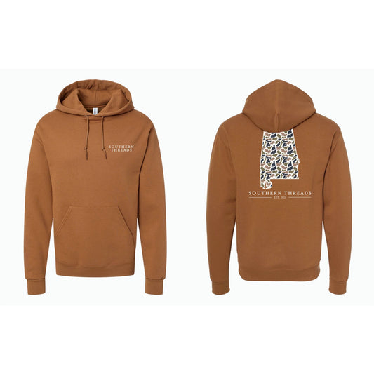 AL State Hoodie, Pecan