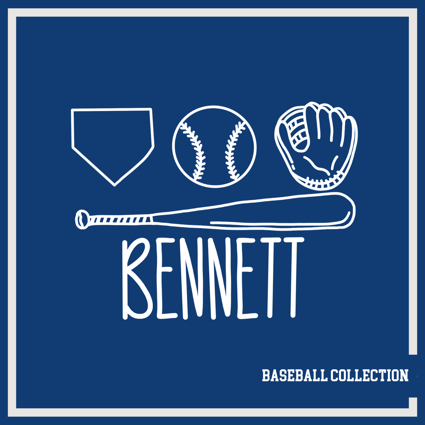 Baseball Doodle Trio