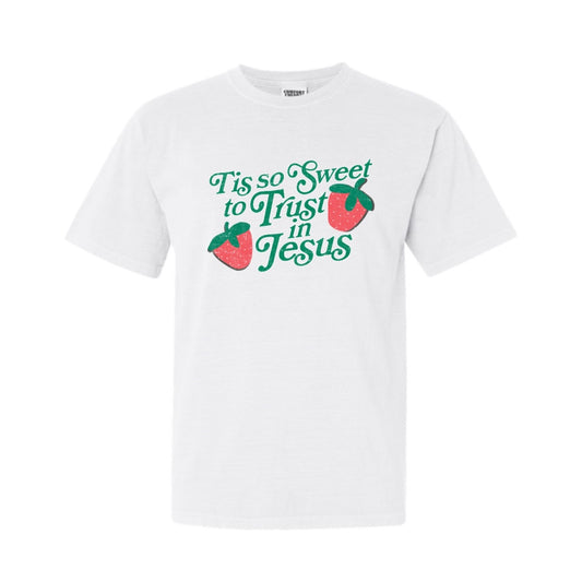 Tis So Sweet Tee, White