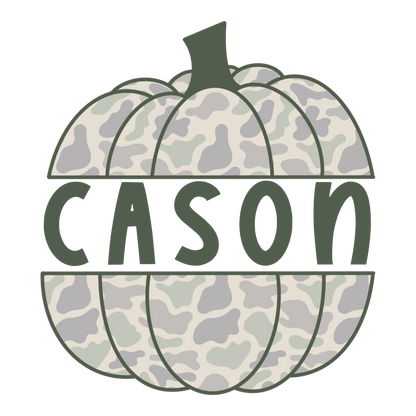 Camo Pumpkin