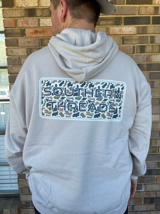 License Plate Logo Hoodie, Sandstone