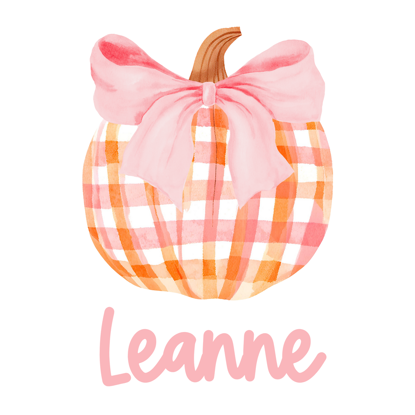 Preppy Plaid Pumpkin