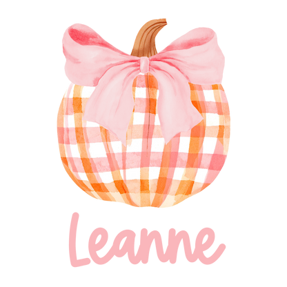 Preppy Plaid Pumpkin